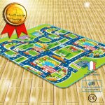 Tapis de jeu circuit voiture de course tapis rectangle gant jouet rampant cadeau pour enfant mixte jouets ...