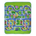 Tapis de jeu circuit voiture de course tapis de sol rectangle g�ant pour b�b� enfant tapis pique - nique ...