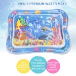 Tapis de jeu d'eau gonflable interactif pour enfants, baleine de dessin anim, animal marin, jouets educatifs ...