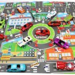 Tapis de jeu educatif pour garons et filles, jouets a la mode, tapis de jeu, btiments de routes de ...