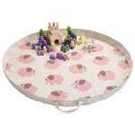 Tapis de jeu elphant rose
