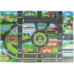 Tapis de jeu pour enfants bon march, panneaux de circulation, maison, voiture, modle de parking, scne ...