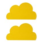 Tapis de jeu pour enfants - tapis de jeu en silicone en forme de nuage, antidrapant, rutilisable, pour ...