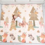 Tapis de jeu pour enfant tapis de sol xxl en mousse epais pliable reversible - tapis d'éveil pour bébé ... Tapis de jeu pour enfant tapis de sol xxl en mousse epais pliable reversible - tapis d'éveil pour bébé ...