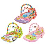 Tapis de jeu musical int�ressant pour b�b� de 0 a 3 ans, activit� de piano, gymnastique avec jouets suspendus ...