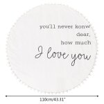 Tapis de jeu rond pour bb, accessoire de sol pour chambre d'enfants, pour ramper