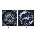 Tapis de jeu de société en flanelle douce, nappe de tarots, pour guidage du destin, pentagramme, soleil, ... Tapis de jeu de société en flanelle douce, nappe de tarots, pour guidage du destin, pentagramme, soleil, ...
