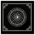 Tapis de jeu de soci�t� non tiss�, cartes de magicien quotidien, nappe de tarot rune divination, patch ...