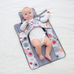 Tapis a langer impermable, multifonction, portable, pour voyage, housse pour bb, sac a couches pliable ...
