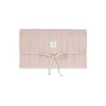 Tapis a langer nomade gaze de coton wild rose - jollein
