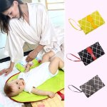 Tapis a langer portable multifonction, impermable, avec sac, pour bb, maman, tapis a main pliable, ...
