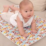 Tapis a langer en tissu de coton pour bb, matelas impermable pour poussette 50x70cm, draps de berceau, ...
