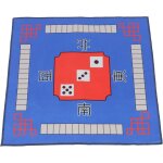 Tapis de mahjong, housse de table de mahjong 80 cm, antid�rapant, pour mahjong, majiang, paigow, poker, ...