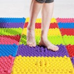 Tapis de massage durable pour les pieds, 29x39cm, accessoire de circulation, pression des doigts, acupuncture ...