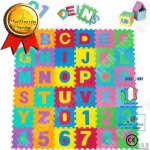 Tapis en mousse dtachable pour enfants et bbs - apprentissage dcoration educative alphabet chiffres ...