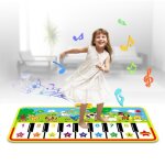 Tapis musical de grande taille pour bb, 3 styles, jouets de piano, tapis de jeu musical pour enfants, ...
