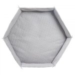 Tapis de parc bb roba style - gris argent - rembourrage latral scuris