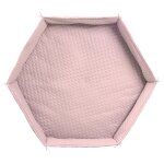 Tapis de parc bébé roba style - rembourrage latéral sécurisé - rose / mauve Tapis de parc bébé roba style - rembourrage latéral sécurisé - rose / mauve