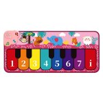 Tapis de piano pour bb, tapis de musique, tapis d'aboiement d'animaux, jouets d'apprentissage musical, ...