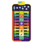 Tapis de piano � instrument de musique multifonction � double rang�e, tapis de jeu pour clavier de fitness ...
