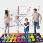Tapis de piano multifonction pour enfants, instrument de musique a double rang�e, 4 styles, tapis de ...