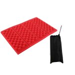 Tapis de pique - nique, de camping, de plage, etanche a l'humidit�, 4 fois, petit coussin, avec sac de ...