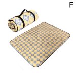 Tapis de pique - nique d'ext�rieur pliant, r�sistant a l'humidit�, couverture de camping, l�ger, natte ...