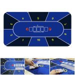 Tapis de poker de luxe en daim et caoutchouc, 1. 2m, nappe texas holden pokers avec motif floral, accessoire ...