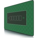 Tapis de poker rectangulaire vert 1000x600mm, sous - main bureau 100x60cm, table pour jeux de poker, ...