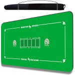 Tapis de poker studson 125x60 en noprne avec sac de transport