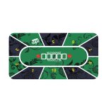 Tapis de poker texas holdec 1. 2x0. 6m, nappe en caoutchouc sud, dessus de table a impression numrique, ...