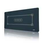 Tapis de poker - vevor - 1 800 x 900 x 2mm - peut accueillir 6 a 8 joueurs - pour les soires de poker ...