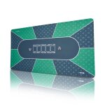 Tapis de poker - vevor - 1 800 x 900 x 3 mm - idal pour les soires de poker a domicile, rectangulaire ...