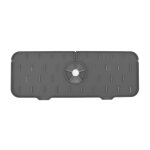 Tapis de robinet d'évier en silicone, collecteur d'eau de robinet, tapis de drainage d'évier, tapis de ... Tapis de robinet d'évier en silicone, collecteur d'eau de robinet, tapis de drainage d'évier, tapis de ...