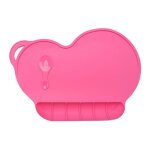 Tapis de salle a manger etanche en silicone, portable, assiette a manger pour enfants, tapis de table ...