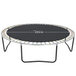 Tapis de saut pour trampoline 324cm, pice de rechange, convient pour un trampoline, noir