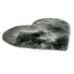 Tapis shaggy en laine artificielle et peau de mouton, faux tapis pelucheux, sans peluches, pour salon ... Tapis shaggy en laine artificielle et peau de mouton, faux tapis pelucheux, sans peluches, pour salon ...