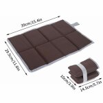Tapis de siège de camping pliant, coussin en tissu oxford, tapis de siège isolant thermique, ultraléger, ... Tapis de siège de camping pliant, coussin en tissu oxford, tapis de siège isolant thermique, ultraléger, ...