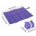 Tapis de siège de camping pliant, coussin en tissu oxford, tapis de siège isolant thermique, ultraléger, ... Tapis de siège de camping pliant, coussin en tissu oxford, tapis de siège isolant thermique, ultraléger, ...