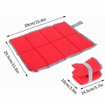 Tapis de siège de camping pliant, coussin en tissu oxford, tapis de siège isolant thermique, ultraléger, ... Tapis de siège de camping pliant, coussin en tissu oxford, tapis de siège isolant thermique, ultraléger, ...