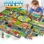 Tapis de stationnement de voiture pour enfants, jouets d'escalade pour b�b�s, tapis de jeu pour enfants, ...