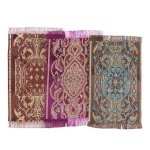 Tapis de style turc miniature 1:12, 1 pi�ce, mini tapis tiss� pour d�coration de maison de poup�e