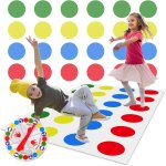 Tapis twister - jeu de société amusement plein air - pique - nique - fête soirée Tapis twister - jeu de société amusement plein air - pique - nique - fête soirée