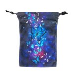 Tarot sac sachet de pi�ces de monnaie avec cordon de serrage, 13 x 18 cm, motif papillon, unisexe de ...
