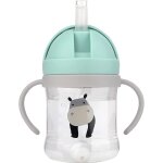 Tasse apprentissage bebe, 250ml biberon eau bebe, gobelet bebe, bec anti - fuite, paille leste, gobelet ...