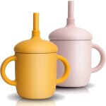 Tasse d'apprentissage pour bb - silicone de qualit alimentaire, sans bpa, prise en main facile, anti ...