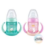 Tasse d'apprentissage first choice a bec phosphorescente 6m + rose - nuk
