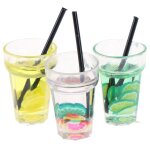 Tasse de boisson miniature echelle 1:12 pour maison de poup�e, jouet, nourriture, accessoires de cuisine ...