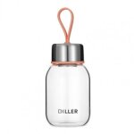 Tasse a eau en verre borosilicate de 360ml, tasse a eau en verre a haute teneur en borosilicate, r�sistante ...