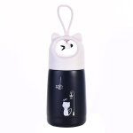 Tasse d'isolation sous vide pour enfants, 300ml, avec pendentif lanire, bouteille d'eau lapin de dessin ...